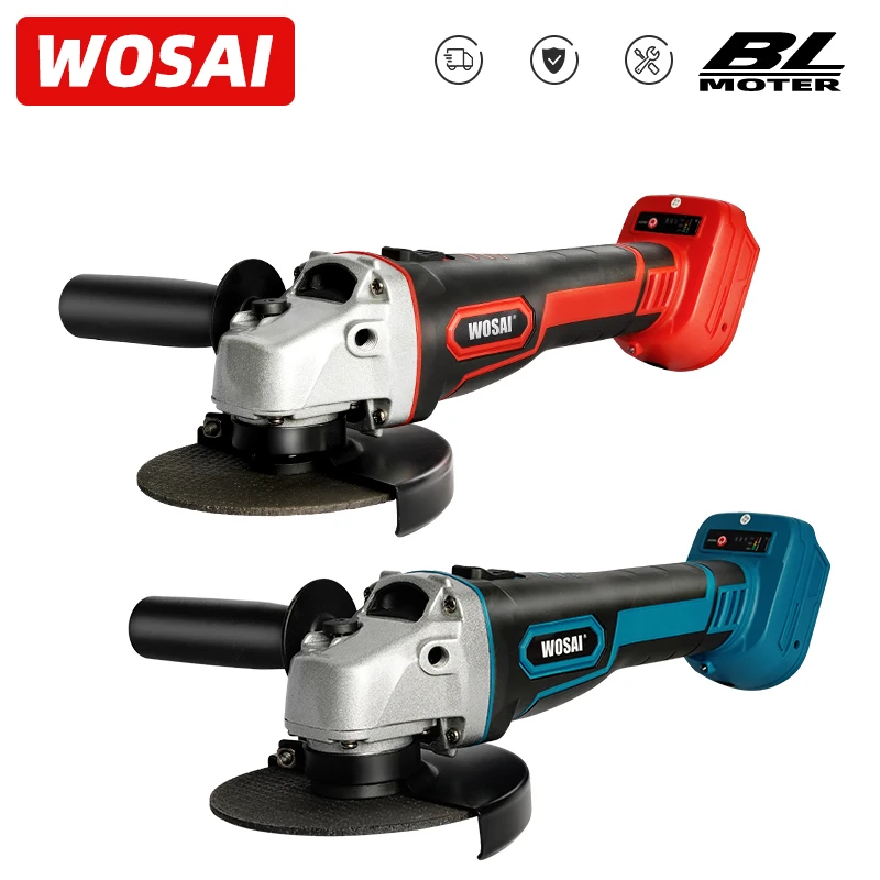 WOSAI 20V Electric Cordless Angle Grinder Lithium Battery Grinding Machine Polishing Cutting Grinding Sanding Wax Power Tools
WOSAI 20V Electric Cordless Angle Grinder Lithium Battery Grinding Machine Polishing Cutting Grinding Sanding Wax Power Tools