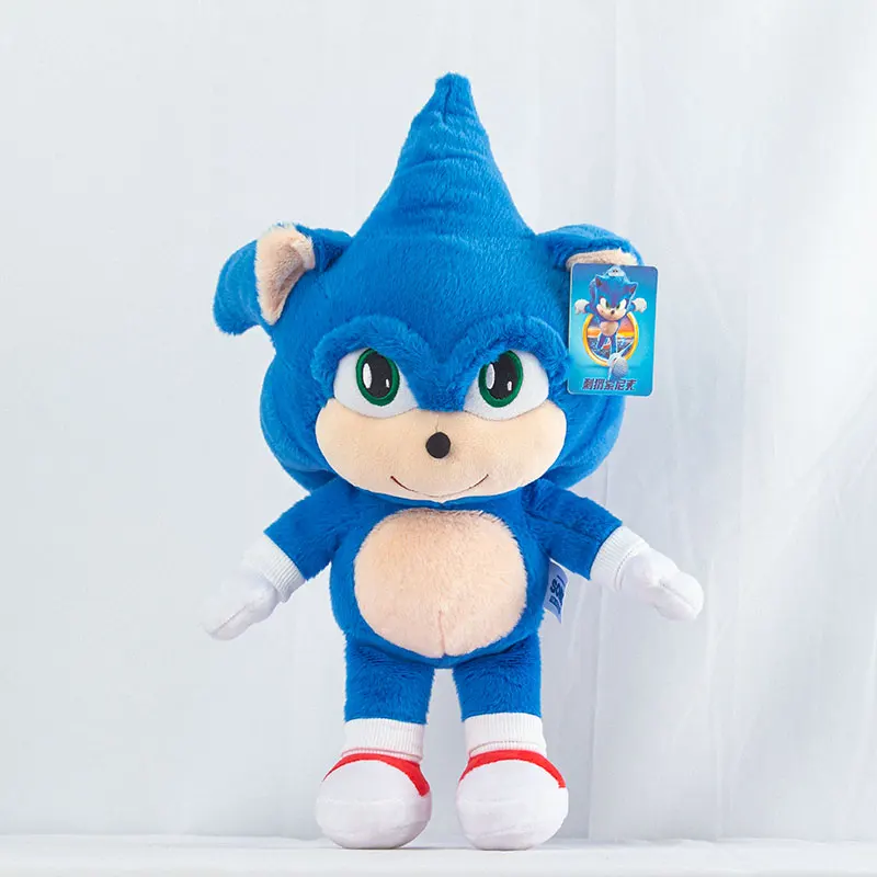 New 40cm Cartoon Sonic the Hedgehog Doll Stuffed Animal Movie Plush Toy Kawaii Baby Accompany Gift For Children Good Quality
New 40cm Cartoon Sonic the Hedgehog Doll Stuffed Animal Movie Plush Toy Kawaii Baby Accompany Gift For Children Good Quality