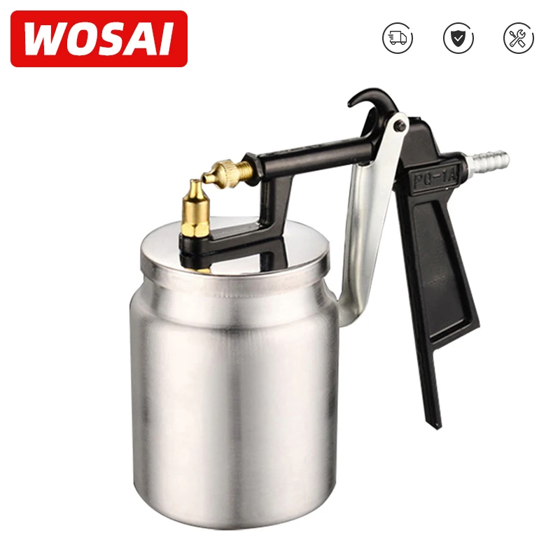 Пневматический распылитель WOSAI 500 мл Профессиональный Аэрограф для покраски