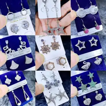 30 Pairs/lot top quality fashion women earring lot wholesale luxury zircon women wedding earring jewelry lot 201109-27
30 Pairs/lot top quality fashion women earring lot wholesale luxury zircon women wedding earring jewelry lot 201109-27