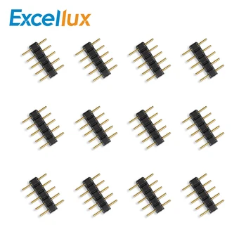 50pcs/lot, 4pin / 5pin RGB / RGBW connector, 4 pin / 5 pin needle, Female type double 5pin, easy connect for RGB/ RGBW strip
50pcs/lot, 4pin / 5pin RGB / RGBW connector, 4 pin / 5 pin needle, Female type double 5pin, easy connect for RGB/ RGBW strip