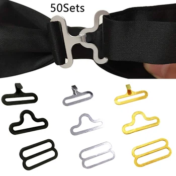 50sets Ultra Thin Sling Buckle DIY Craft Cravat Hardware Copper Adjustable Hook Bow Tie Clip Clasps Sewing Accessories Fastener
50sets Ultra Thin Sling Buckle DIY Craft Cravat Hardware Copper Adjustable Hook Bow Tie Clip Clasps Sewing Accessories Fastener