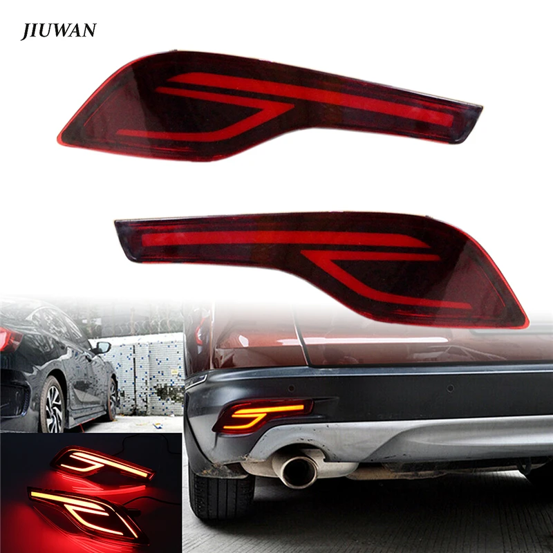 2 Pcs 12V LED Multi-function Rear Bumper Lights Back Fog Lamp Brake Light Auto Accessories For Honda CRV CR-V 2017 2018 2019
2 Pcs 12V LED Multi-function Rear Bumper Lights Back Fog Lamp Brake Light Auto Accessories For Honda CRV CR-V 2017 2018 2019