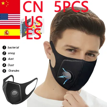 5pcs 3D Mouth Cover Men Women Mask PM2.5 Face Mouth Respirator Black Breathable Valve Mask Filter 
5pcs 3D Mouth Cover Men Women Mask PM2.5 Face Mouth Respirator Black Breathable Valve Mask Filter