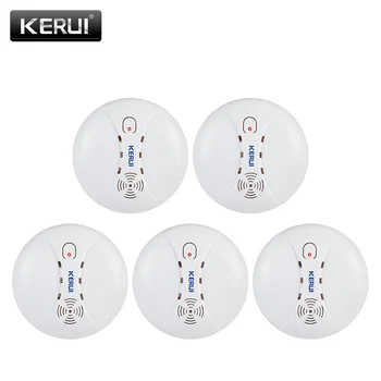 KERUI 5pcs high quality Wireless Smoke Detector Fire Protection Sensor For Home Warehouse Shop GSM WIFI Security Alarm System
KERUI 5pcs high quality Wireless Smoke Detector Fire Protection Sensor For Home Warehouse Shop GSM WIFI Security Alarm System