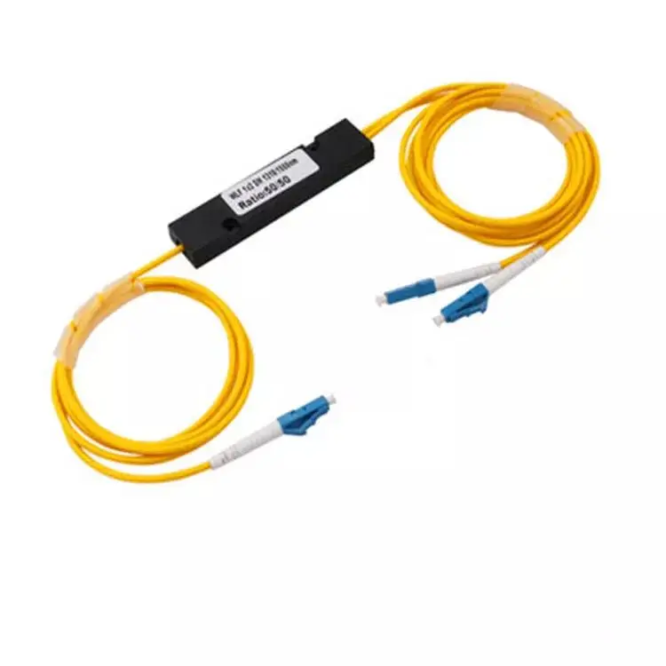 1X2 Fiber Optic FTTH Splitter FBT Optical Coupler 1x2 LC UPC Singlemode simplex plc optical splitter
1X2 Fiber Optic FTTH Splitter FBT Optical Coupler 1x2 LC UPC Singlemode simplex plc optical splitter