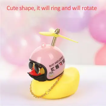 Car Decorations Duck With Helmet Propeller Rubber Windbreaker Duck Squeeze Sound Автотовары Утенок
Car Decorations Duck With Helmet Propeller Rubber Windbreaker Duck Squeeze Sound Автотовары Утенок
