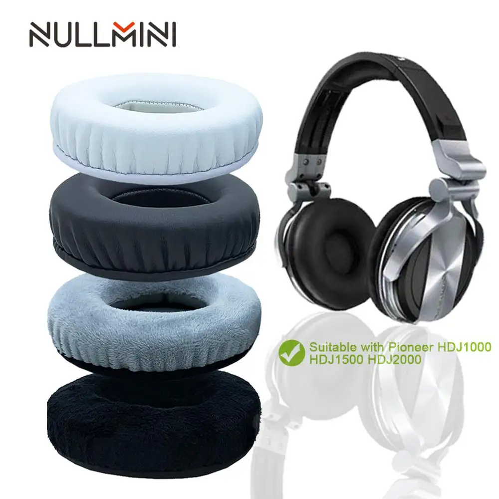 Сменные амбушюры NullMini для наушников Pioneer HDJ 1000 1500 2000 наушники вкладыши HDJ1000 HDJ1500