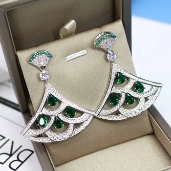 Big stone zircon crystal geometric earrings wedding party jewelry for women
Big stone zircon crystal geometric earrings wedding party jewelry for women
