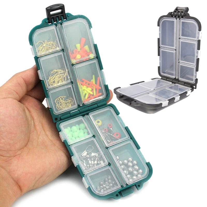 1PC Fishing Hook Box Waterproof Fishing Hook Bait Tool Portable Storage Box Case With 10 Independent Grids Fish Accessories
1PC Fishing Hook Box Waterproof Fishing Hook Bait Tool Portable Storage Box Case With 10 Independent Grids Fish Accessories