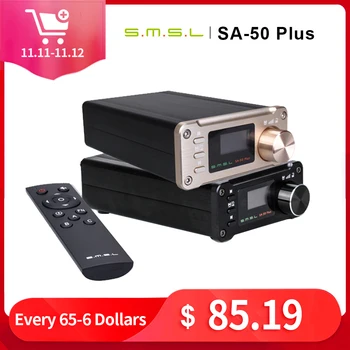 

SMSL SA-50 Plus Hifi Power Amplifier Audio Digital Amplifier 2.0 DAC TAS5766M Amplifiers Home 50W Amplificador Optical Amp