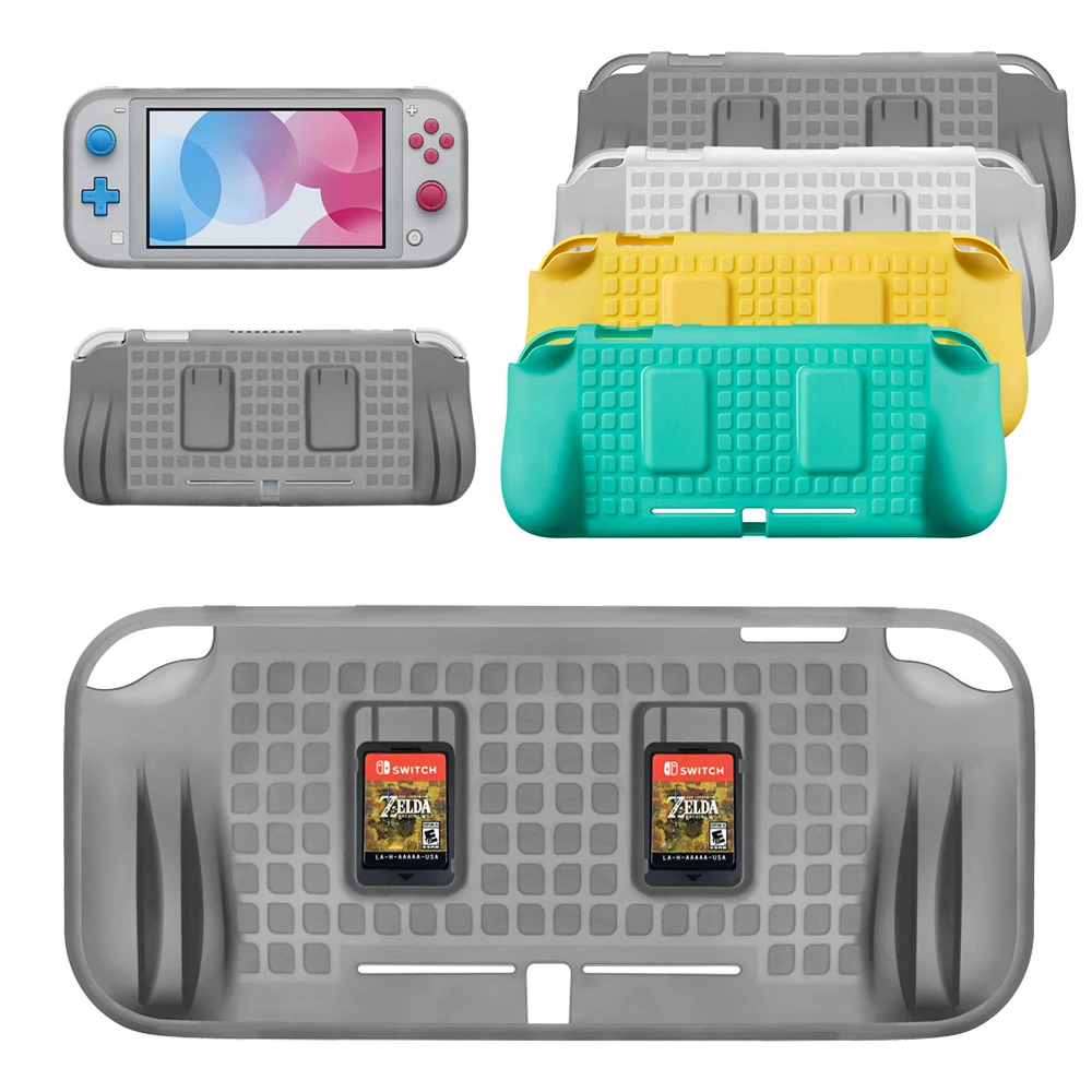 Shockproof Switch Lite Gamepad Protector Soft TPU Game Pad Back Case with 2 Game Card Groove Controller Accessory
Shockproof Switch Lite Gamepad Protector Soft TPU Game Pad Back Case with 2 Game Card Groove Controller Accessory