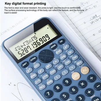 Professional Universal Teaching Two Line Display Student School Battery Powered Scientific Calculator Multifunctional 12 Digits
Professional Universal Teaching Two Line Display Student School Battery Powered Scientific Calculator Multifunctional 12 Digits