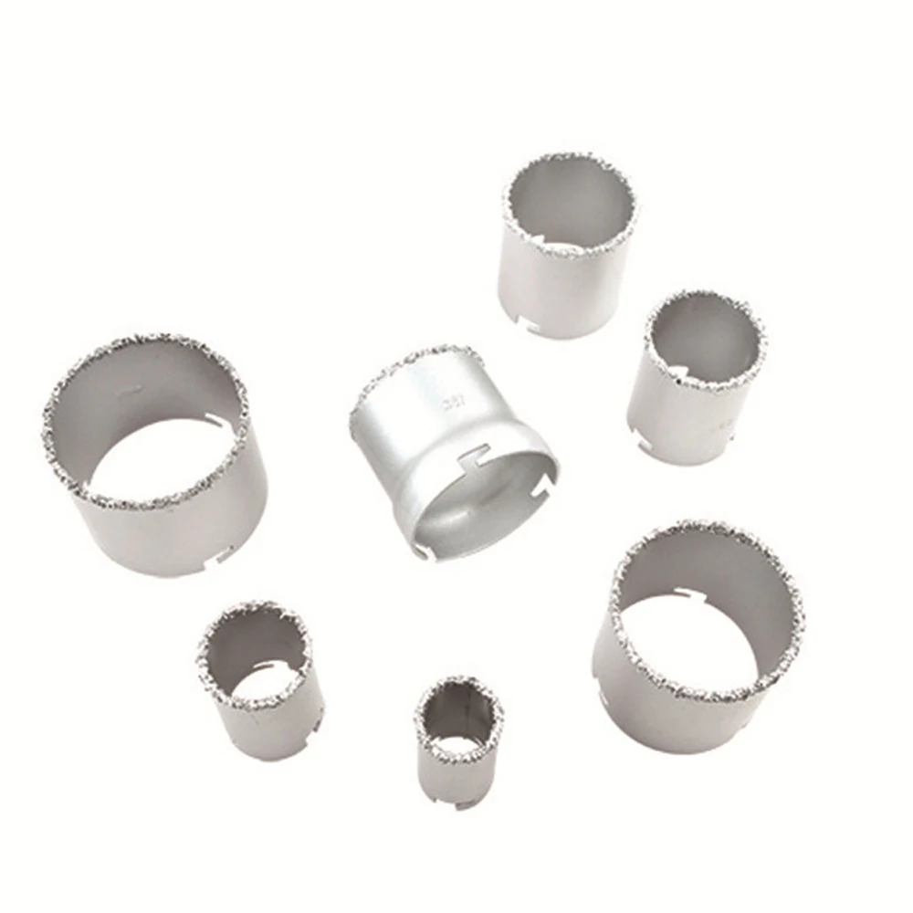 Hot New 8pcs Boxed Tungsten Carbide Hard Alloy Grit Hole Saw YG8 Tile Opener Set Reamer Drill Bit