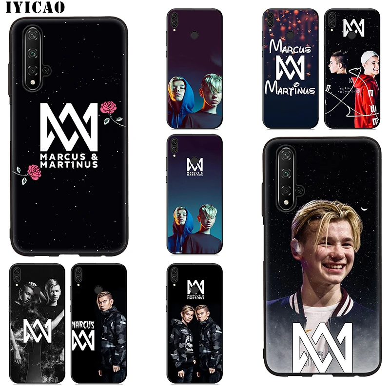 IYICAO Marcus & Martinus Soft Case for Huawei Honor 20 10 9 9X 8X 8C 7X 7C 7A 6A Lite Pro View Note Silicone |