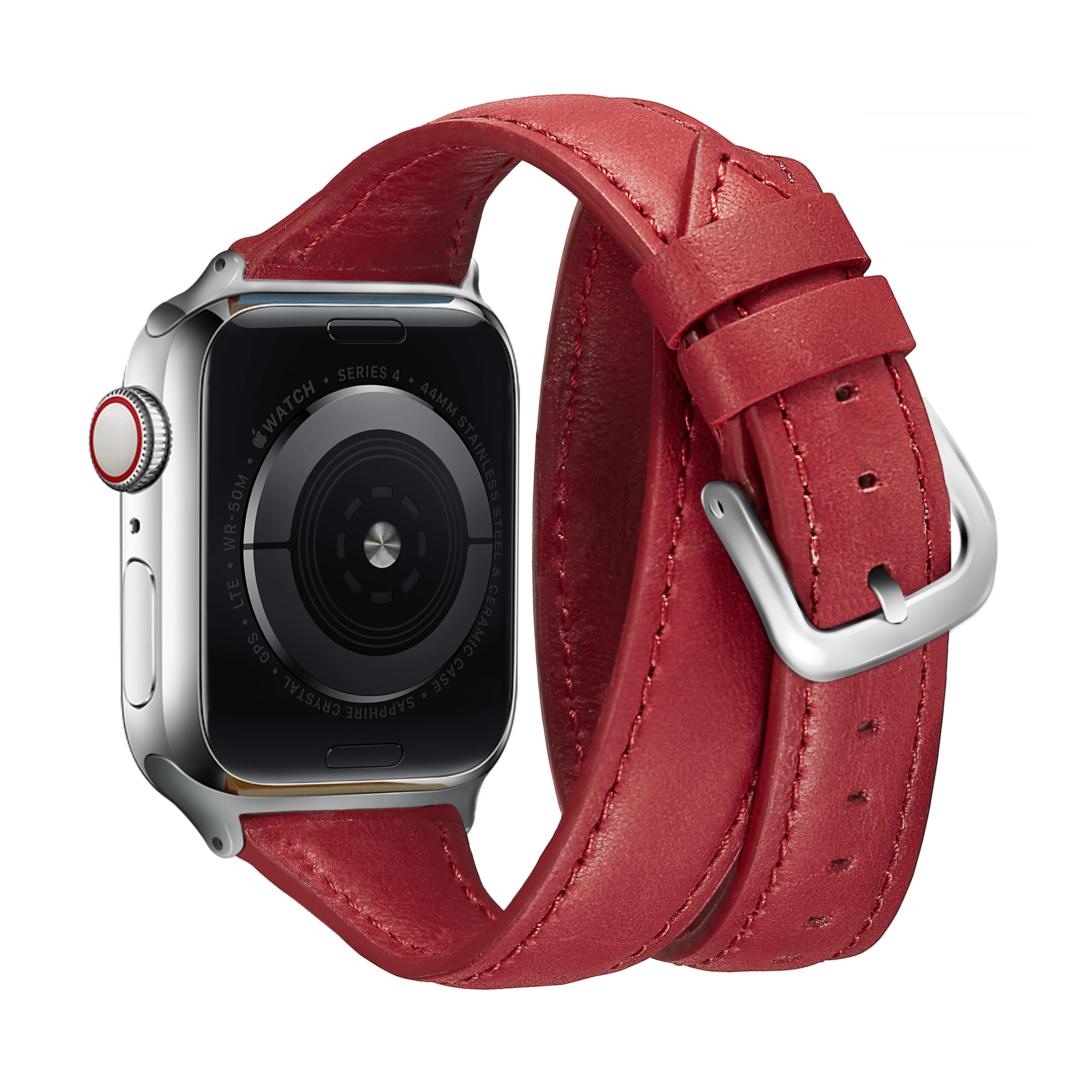 Genuine Cow Leather loop Bracelet Belt Band for Apple Watch 6 SE 5 4 42MM 38MM 44MM 40MM Strap for iWatch 6 5 4 Wristband
Genuine Cow Leather loop Bracelet Belt Band for Apple Watch 6 SE 5 4 42MM 38MM 44MM 40MM Strap for iWatch 6 5 4 Wristband
