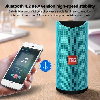 TG113 10W Outdoor Portable Column Wireless Bluetooth Speaker USB TF FM Radio Music Stereo Subwoofer superbass Surround sound Box
TG113 10W Outdoor Portable Column Wireless Bluetooth Speaker USB TF FM Radio Music Stereo Subwoofer superbass Surround sound Box