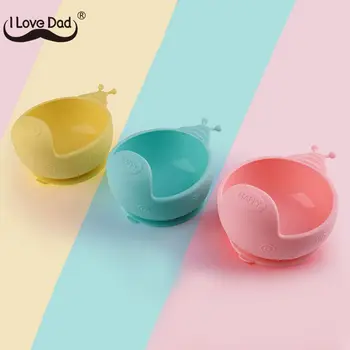 Cute Cartoon Snails Baby Feeding Food Tableware Kids Dishes Silicone Baby Eating Dinnerware Set Anti-hot Baby Training Bowls
Cute Cartoon Snails Baby Feeding Food Tableware Kids Dishes Silicone Baby Eating Dinnerware Set Anti-hot Baby Training Bowls