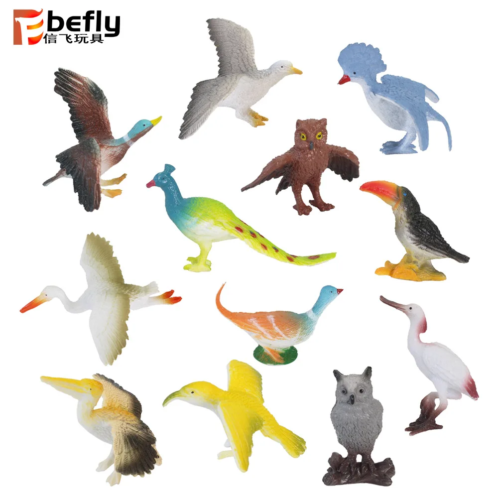 Model Wild Mini Birds Animal 12-PVC Model Bird Model Children Early Education Model Toy
Model Wild Mini Birds Animal 12-PVC Model Bird Model Children Early Education Model Toy
