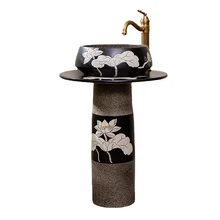 Ceramic Column Washbasin Balcony Bathroom Pedestal Basin Inter-Platform Basin Floor Retro Sink Home Wash Basin
Ceramic Column Washbasin Balcony Bathroom Pedestal Basin Inter-Platform Basin Floor Retro Sink Home Wash Basin