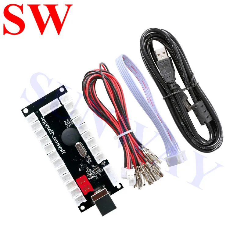 Black Color New Zero Delay USB PC Joystick PCB Board USB Controls with 2PIN Cable To MAME Games & Mini Top Arcade Machine
Black Color New Zero Delay USB PC Joystick PCB Board USB Controls with 2PIN Cable To MAME Games & Mini Top Arcade Machine