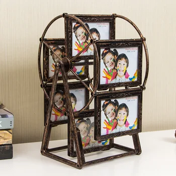 Ferris wheel photo frame 5 inch windmill retro assembly table photo frame DIY photo frame craft home decoration photo frame set
Ferris wheel photo frame 5 inch windmill retro assembly table photo frame DIY photo frame craft home decoration photo frame set