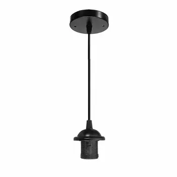 Vintage Retro E27 Screw Ceiling Pendant Light PVC Flexible Pendant Lamp Holder Lighting Fitting With Ceiling Plate 1m Lamp 
Vintage Retro E27 Screw Ceiling Pendant Light PVC Flexible Pendant Lamp Holder Lighting Fitting With Ceiling Plate 1m Lamp