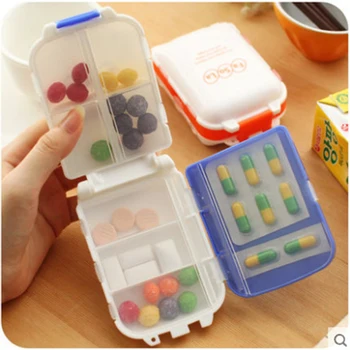 Portable Three-Section Medicine Box 8-Grid Mini Storage Box One-Week Small Jewlery Box Medicine Separating Organizer Plastic
Portable Three-Section Medicine Box 8-Grid Mini Storage Box One-Week Small Jewlery Box Medicine Separating Organizer Plastic