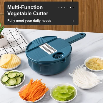 Mandoline Slicer Cutter Chopper Vegetable Cutter Grater Round Kitchen Multifunction Shred Grater Fruit Peeler Wash Leaking Basin
Mandoline Slicer Cutter Chopper Vegetable Cutter Grater Round Kitchen Multifunction Shred Grater Fruit Peeler Wash Leaking Basin