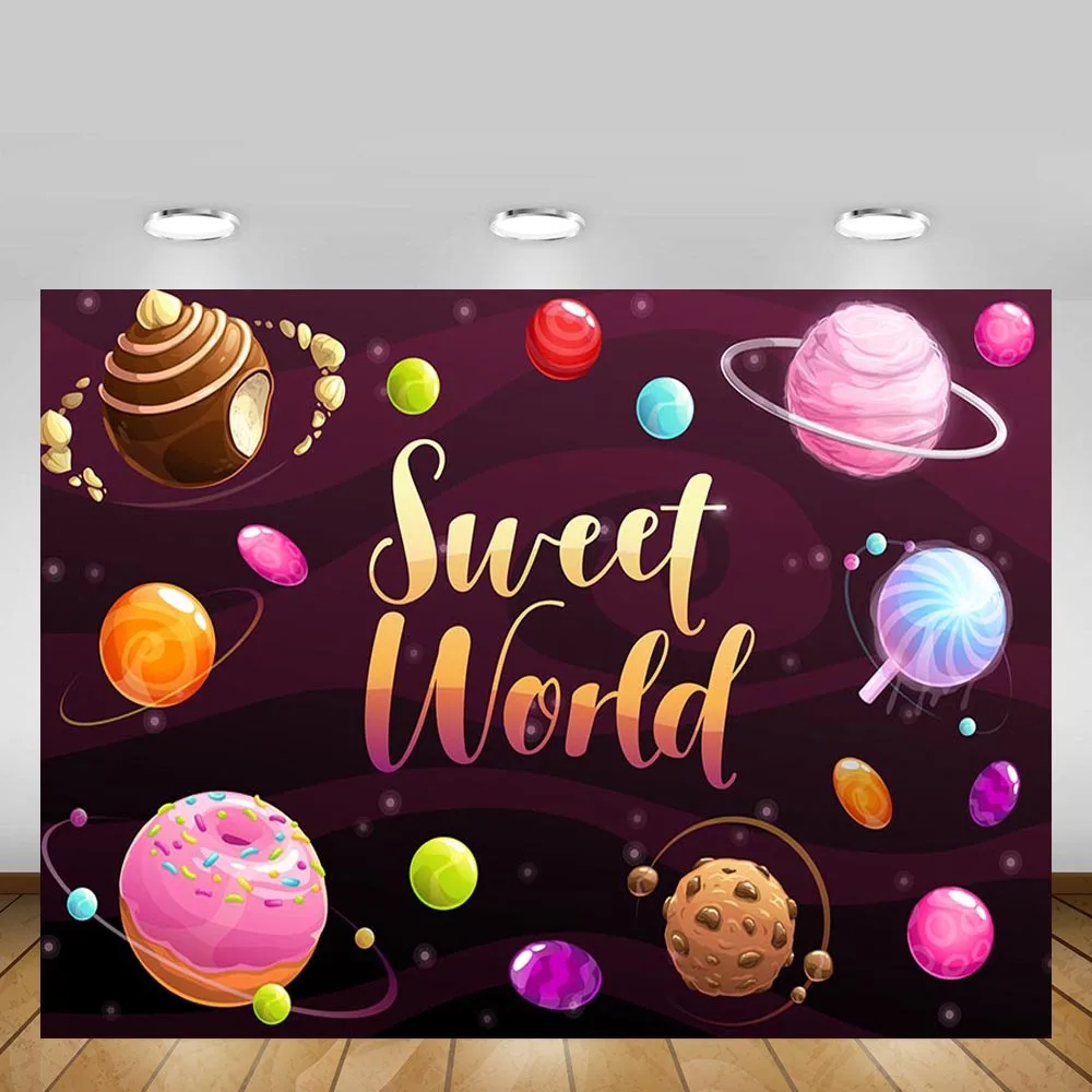 Mehofond Sweet Universe Backdrop Chocolate Candy Planet Baby Shower Birthday Photography Backgrounds for Photo Studio Photophone
Mehofond Sweet Universe Backdrop Chocolate Candy Planet Baby Shower Birthday Photography Backgrounds for Photo Studio Photophone