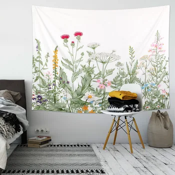Nordic decorative background wall hanging cloth plant pattern tapestry fabric flower mural tapestry sofa blanket beach towel
Nordic decorative background wall hanging cloth plant pattern tapestry fabric flower mural tapestry sofa blanket beach towel