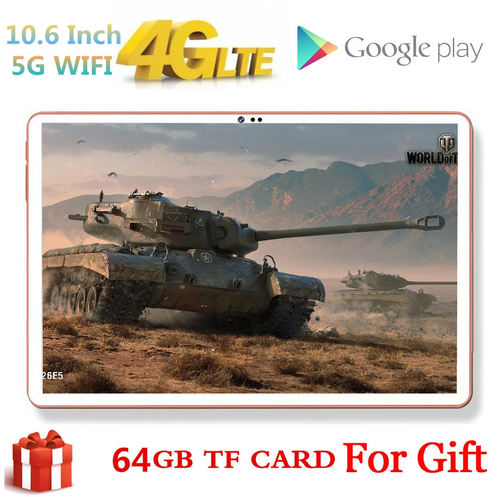 10.6 Inch phablet PC 10 Deco Core 64GB 128GB ROM 4G LTE Phone Call 13MP Camera office game 5g wifi 10.6 tablet Android 6GB RAM 
10.6 Inch phablet PC 10 Deco Core 64GB 128GB ROM 4G LTE Phone Call 13MP Camera office game 5g wifi 10.6 tablet Android 6GB RAM