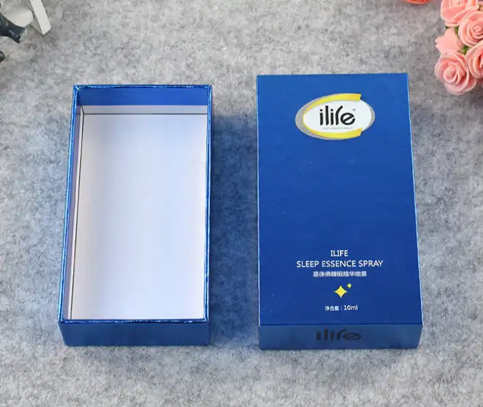 cardboard paper printed black rigid magnetic book packaging gift