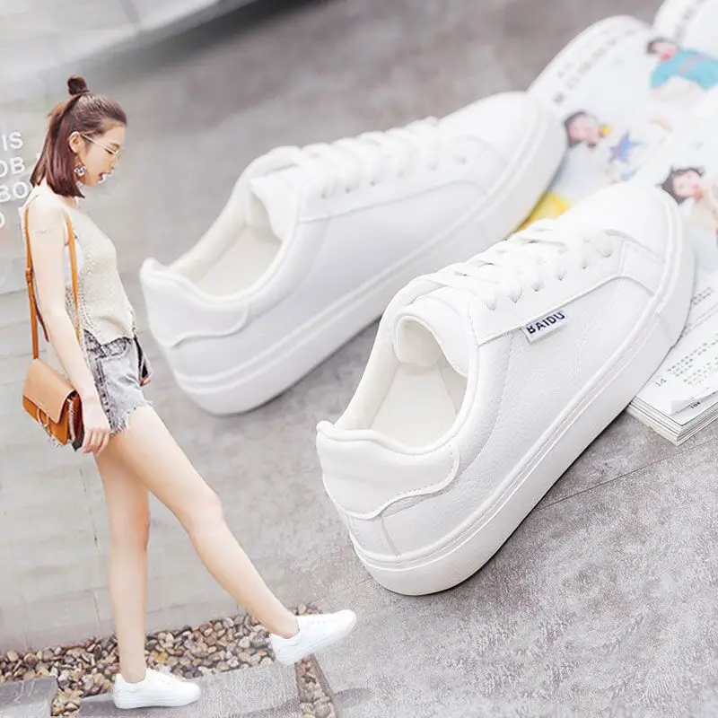 2019 Spring And Autumn Street Snap New Style Versatile Base Small White Shoes Student Korean-style Flat White Shoes Leisure Boar
2019 Spring And Autumn Street Snap New Style Versatile Base Small White Shoes Student Korean-style Flat White Shoes Leisure Boar
