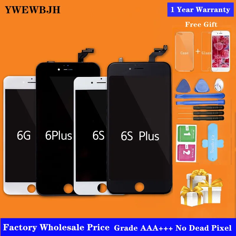 Дигитайзер YWEWBJH класса AAA + для iPhone 6 6S Plus с 3D сенсорным ЖК экраном в сборе дисплей
