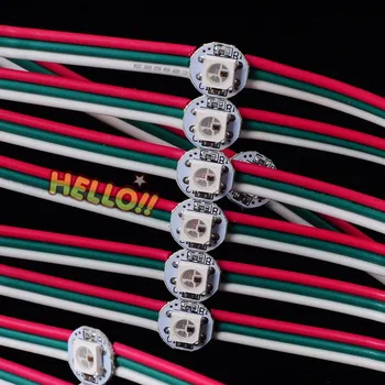 50Pcs Prewired 5050 SK6812 WS2812B Full Color RGB Pixel LED Chip & Heatsink DC5V 10CM 12CM Colorful wire transparent wire
50Pcs Prewired 5050 SK6812 WS2812B Full Color RGB Pixel LED Chip & Heatsink DC5V 10CM 12CM Colorful wire transparent wire