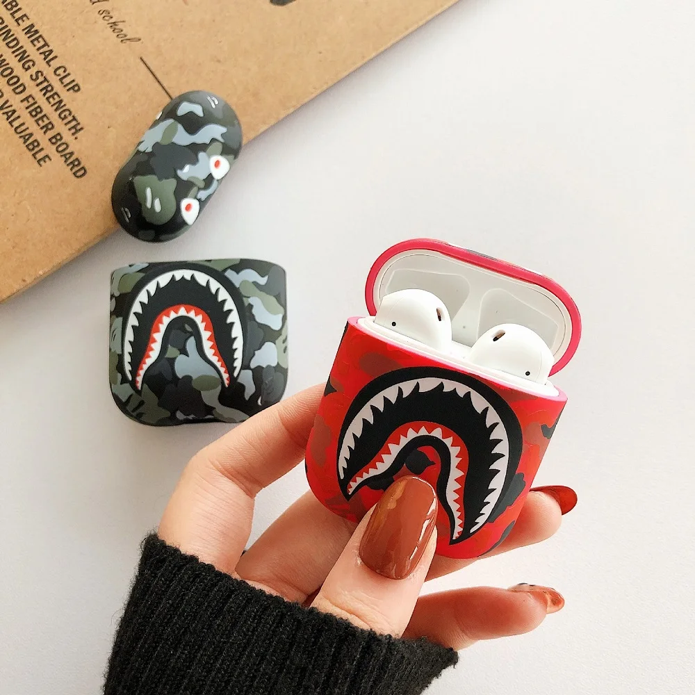 Earphone Case Protector Headphone Box Shark Camouflage Fashion Design for Apple Airpods Pro 1 2 3 Ultra Thin Hard Cover Wireless
Earphone Case Protector Headphone Box Shark Camouflage Fashion Design for Apple Airpods Pro 1 2 3 Ultra Thin Hard Cover Wireless