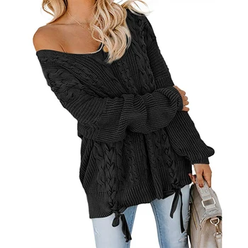 Women Home Long Sleeve Stylish Dating Daily Knitted Jumper Artificial Wool Street Casual Autumn Winter V Neck Solid Shopping 
Women Home Long Sleeve Stylish Dating Daily Knitted Jumper Artificial Wool Street Casual Autumn Winter V Neck Solid Shopping