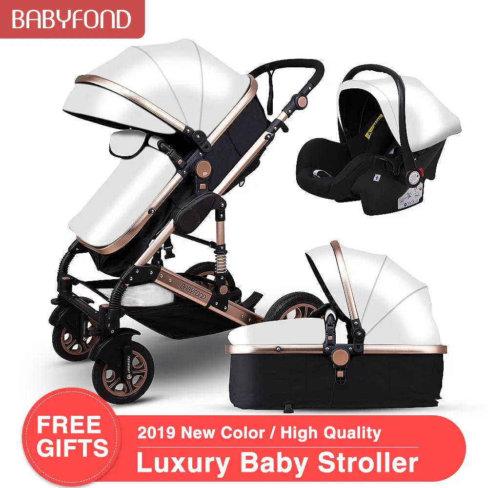 Golden Baby stroller high landscape baby Cart leather 3 in 1 stroller with car seat 2 in 1 baby stroller CE safety Babyfond
Golden Baby stroller high landscape baby Cart leather 3 in 1 stroller with car seat 2 in 1 baby stroller CE safety Babyfond