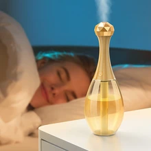 Classic Perfume Bottle Air Humidifier USB Ultrasonic Cool Mist Maker Fogger with LED Light for Home Car Air Purifier Freshener
Classic Perfume Bottle Air Humidifier USB Ultrasonic Cool Mist Maker Fogger with LED Light for Home Car Air Purifier Freshener