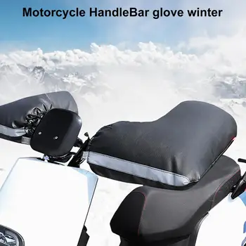 PU Handlebar Motorcycle Gloves Winter Velvet Inside Waterproof Windproof Warm Guantes Moto With Reflective Strip Cover Mittens
PU Handlebar Motorcycle Gloves Winter Velvet Inside Waterproof Windproof Warm Guantes Moto With Reflective Strip Cover Mittens