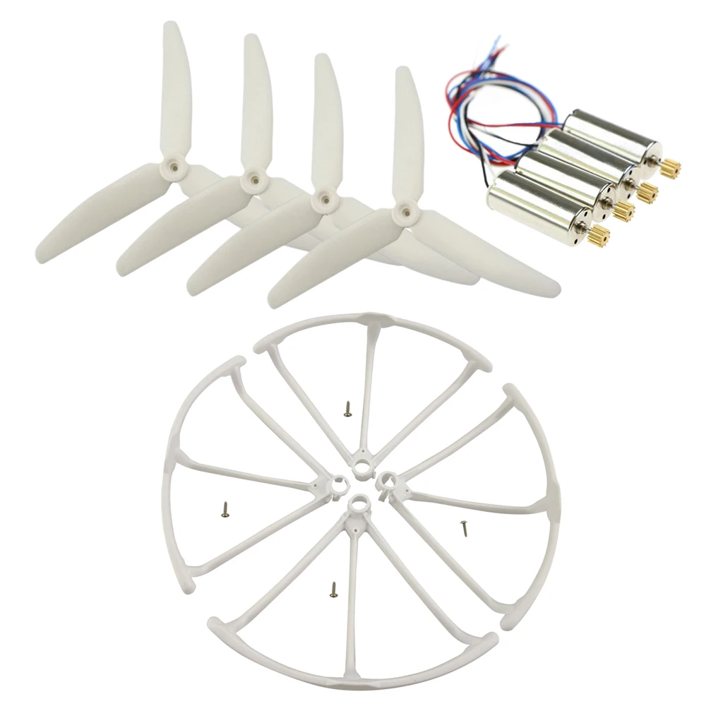 4 Pcs Propellers+Motors+Guards for Hubsan H502E H502S X4 RC Quadcopter Spare Parts 4 Pcs Propellers+Motors+Guards for Hubsan H502E H502S X4 RC Quadcopter Spare Parts