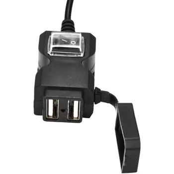 12V-24V Waterproof Power Socket For Mobile Phone Dual USB Motorcycle Handlebar Charger Adapter
12V-24V Waterproof Power Socket For Mobile Phone Dual USB Motorcycle Handlebar Charger Adapter