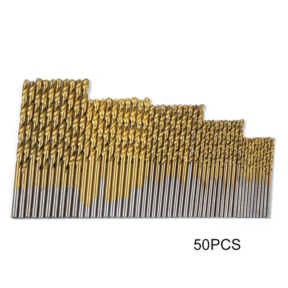 High Speed Steel Titanium-Titanium Twist Drill Straight Shank Hand Drill 50Pc Combination 1.0-3.0Mm Round Handle Bit
High Speed Steel Titanium-Titanium Twist Drill Straight Shank Hand Drill 50Pc Combination 1.0-3.0Mm Round Handle Bit