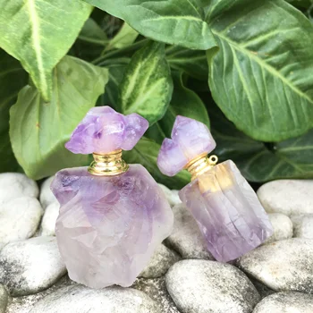 Irregular Translucent Purple No Polish Perfume Bottle Necklace Essential Oil Diffuser Double Buckle Necklace Give Drop Bottle.
Irregular Translucent Purple No Polish Perfume Bottle Necklace Essential Oil Diffuser Double Buckle Necklace Give Drop Bottle.