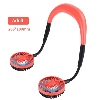 New USB Hands-Free Hanging Neck Fan 2000MAh Mini Personal Portable Cooling Fan 7Color LED Lights Air Cooler-Orange(Main)
New USB Hands-Free Hanging Neck Fan 2000MAh Mini Personal Portable Cooling Fan 7Color LED Lights Air Cooler-Orange(Main)