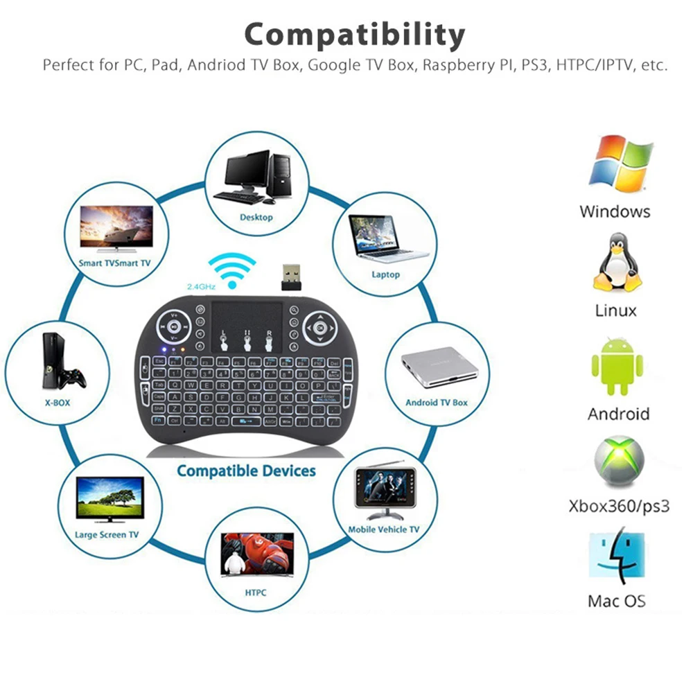 Mini Wireless Keyboard 13 H017520a9544446eeb5d23af789b80516F