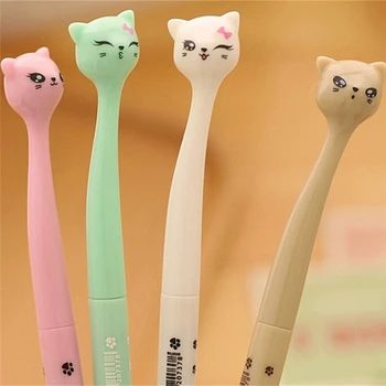 5 pcs/lot Cute Cartoon Cat Gel Pen Kawaii Stationery Pens Office School Supplies
5 pcs/lot Cute Cartoon Cat Gel Pen Kawaii Stationery Pens Office School Supplies