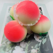 

Explosive Cross-border Hot-selling TPR Simulation Peach Decompression Toy, Soft Peach Vent Ball, Fruit Squeeze Music