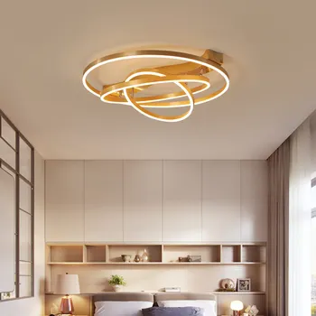 Modern Led Ceiling Lamp Living Room Bedroom Kitchen Decor Light Fixtures Dimming Home Lighting Gold Metal Adjustable Angle 
Modern Led Ceiling Lamp Living Room Bedroom Kitchen Decor Light Fixtures Dimming Home Lighting Gold Metal Adjustable Angle
